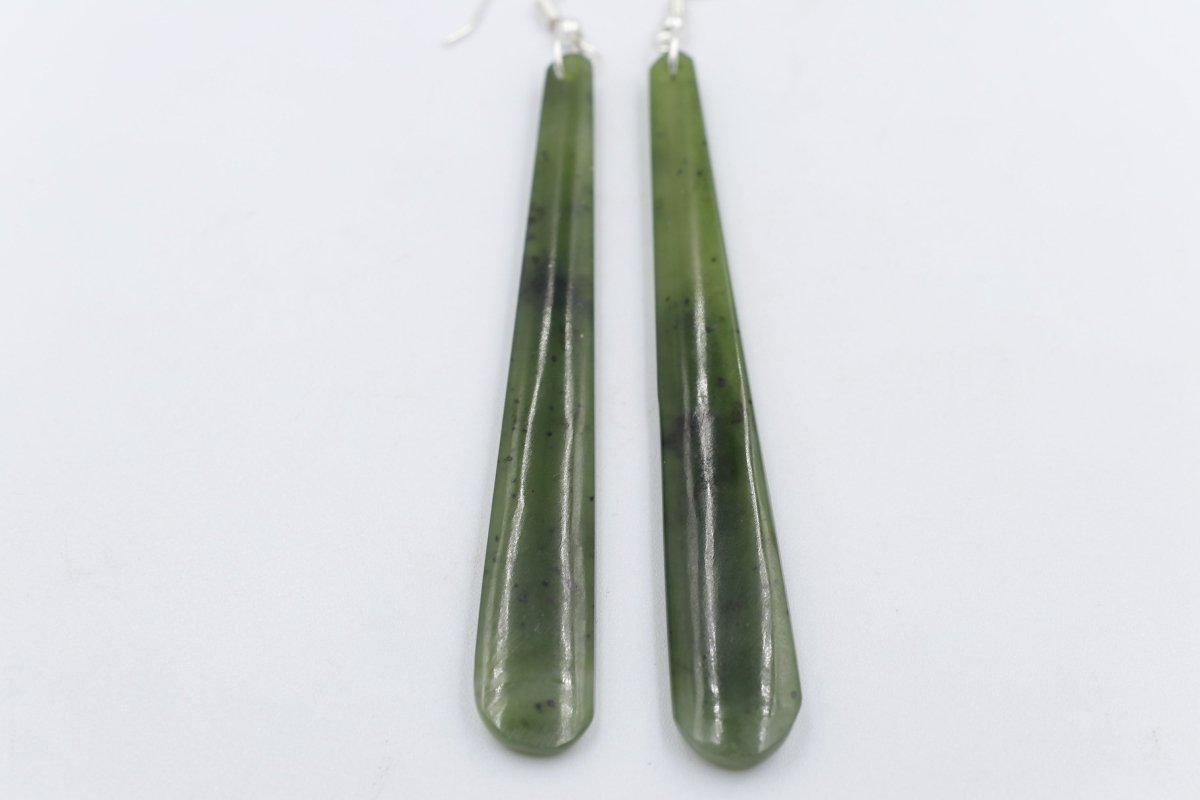 New Zealand Greenstone Drop Earrings GE009GT