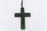 New Zealand Greenstone Large Cross