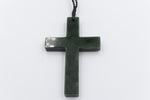 New Zealand Greenstone Large Cross