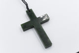 New Zealand Greenstone Large Cross