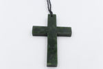 New Zealand Greenstone Large Cross