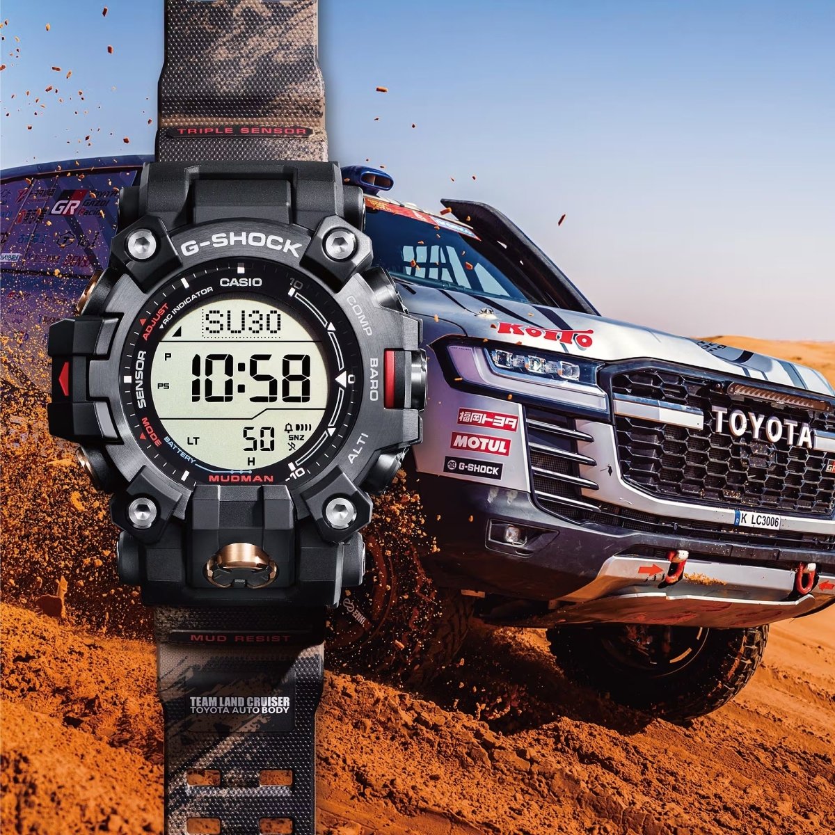 Gshock TEAM LAND CRUISER TOYOTA AUTO BODY GW-9500TLC-1