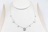 Stg Silver Motif Design Necklace 42 to 45cm