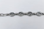 Stg Silver Oxidised Bracelet 22cm