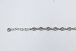 Stg Silver Oxidised Bracelet 22cm