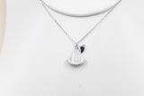 Stg Silver Pendent with Silver Chain IRA09