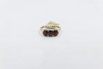 9ct Gold Garnet & Diamond ring SYR7986G