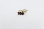 9ct Gold Garnet & Diamond ring SYR7986G