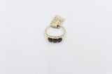 9ct Gold Garnet & Diamond ring SYR7986G