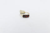 9ct Gold Garnet & Diamond ring SYR7986G