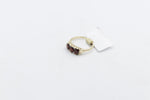 9ct Gold Garnet & Diamond ring SYR7986G