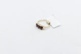 9ct Gold Garnet & Diamond ring SYR7986G