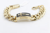 Guess Gold one Shield Tag Bracelet JUMB04022JWSTBKL