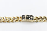 Guess Gold one Shield Tag Bracelet JUMB04022JWSTBKL