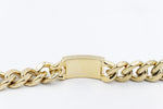 Guess Gold one Shield Tag Bracelet JUMB04022JWSTBKL