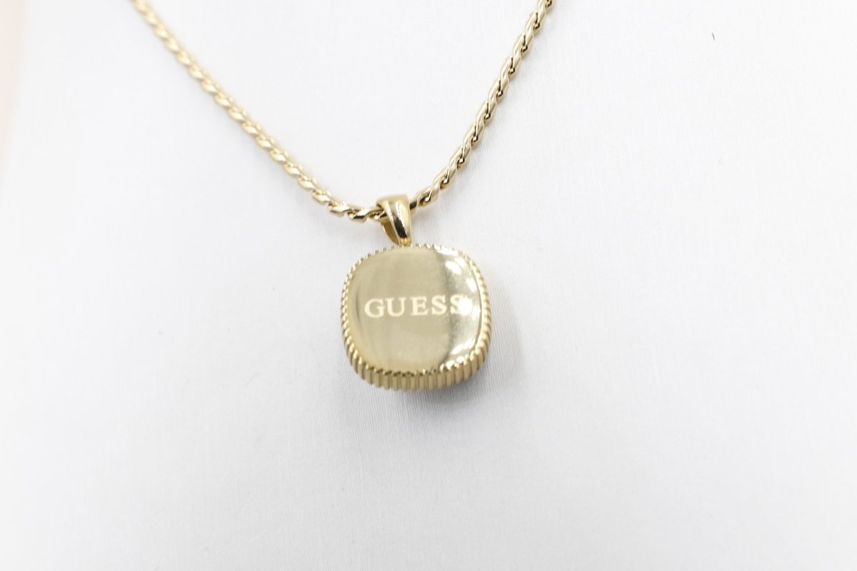 Guess Lion Charm Necklace 53cm JUMN04002JWYGBKT