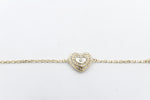 Guess Mini Heart Gold Tone Bracelet JUBB04027JWYGWHL