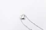 Guess Mini Heart Silver Tone Bracelet JUBB04031JWRHL