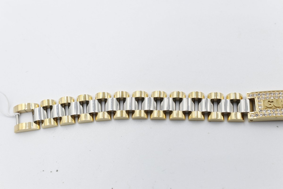 Guess Two tone Bracelet 21cm JUMB03200JWYGSTT