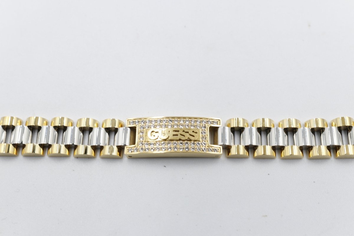 Guess Two tone Bracelet 21cm JUMB03200JWYGSTT