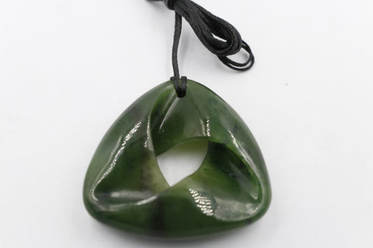 New Zealand Greenstone Moebius Ribbon