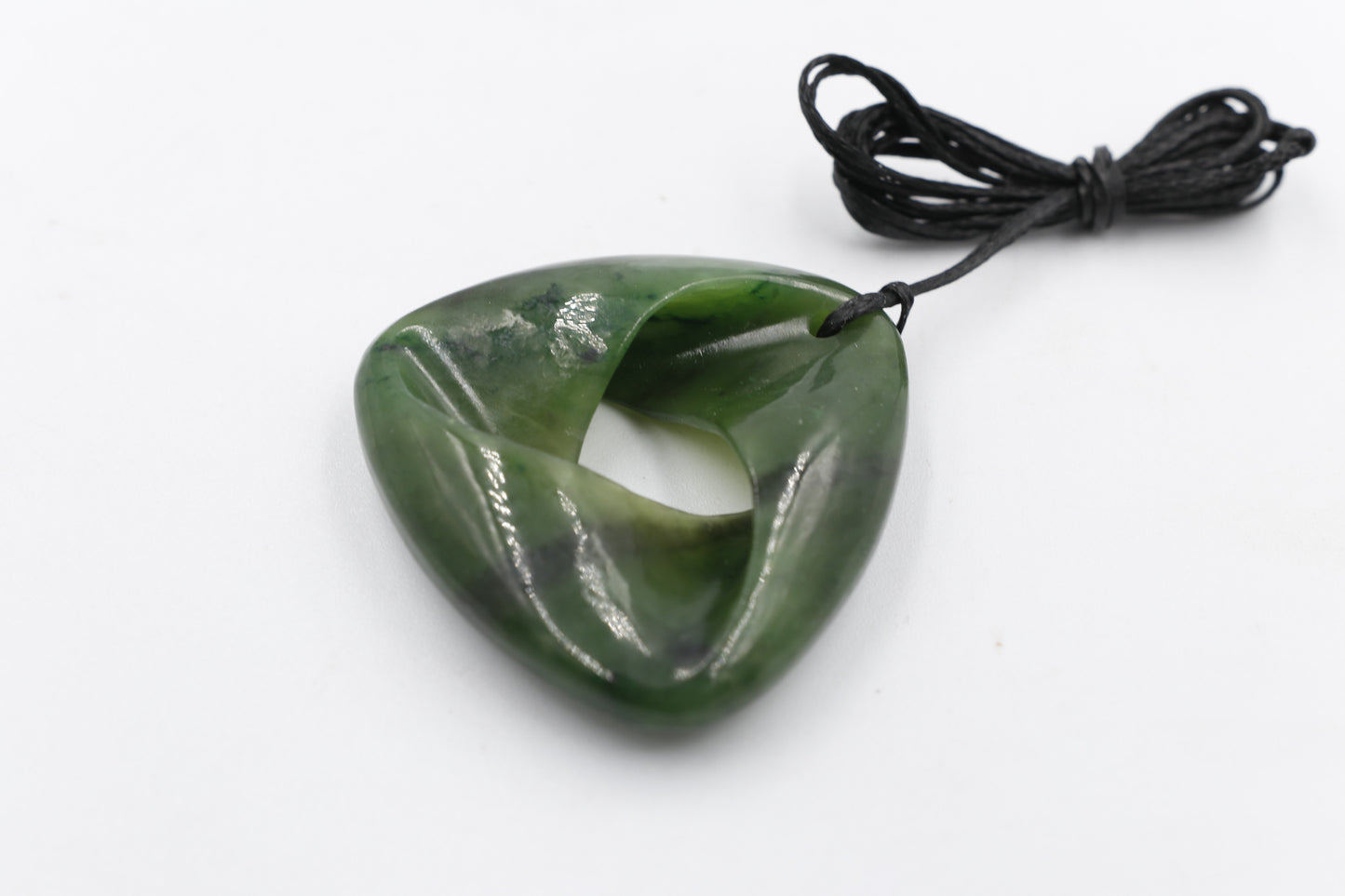 New Zealand Greenstone Moebius Ribbon