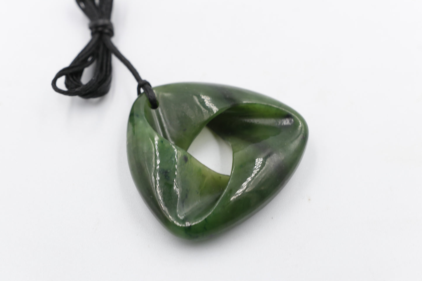 New Zealand Greenstone Moebius Ribbon