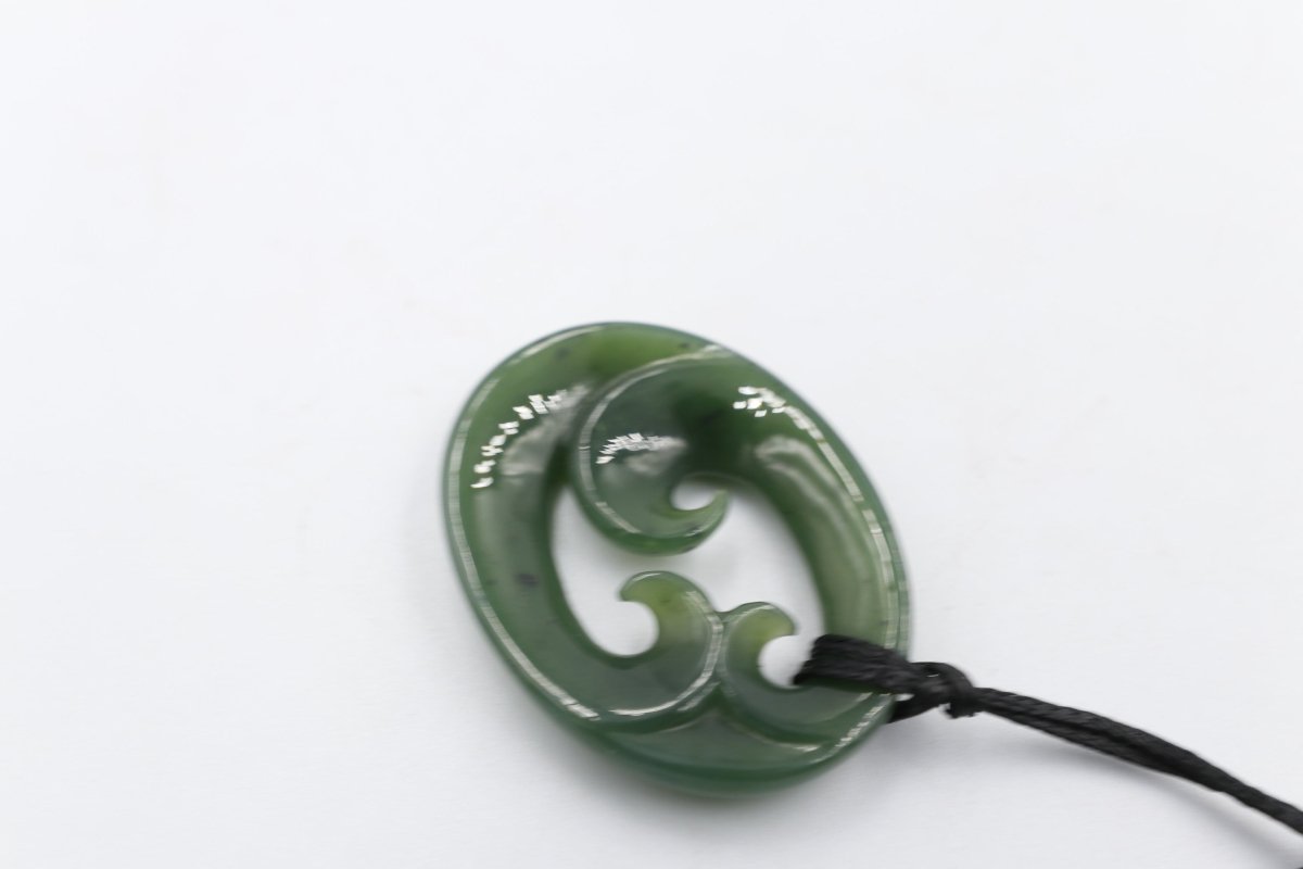 New Zealand Greenstone Triple Koru