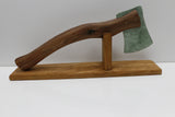 New Zealand Wood and Inanga Greenstone Axe HBS02