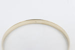 9ct Gold Solid bangle 6.5mm wide SYB27