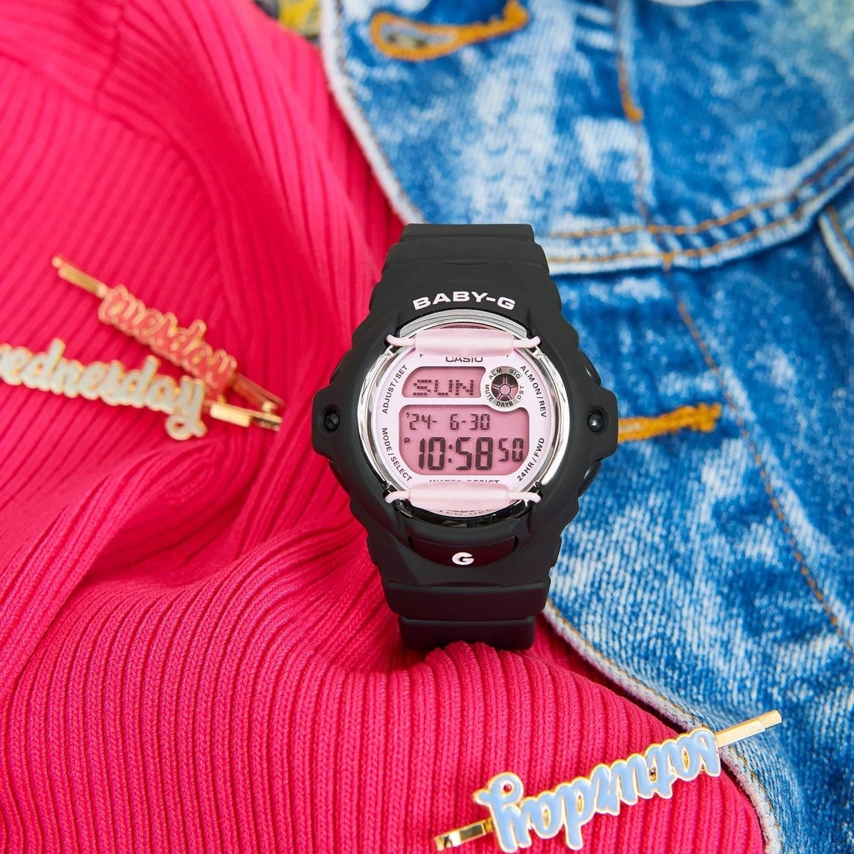 Baby-G | Casio Women's Black/Pink Digital Watch - BG-169U-1C
