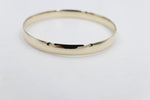 9ct Gold Solid bangle 6.6mm wide SYB13