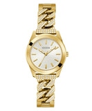 Guess Ladies Gold/White Serena Watch - GW0546L2