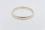 9ct Gold Solid bangle 6.6mm wide SYB13