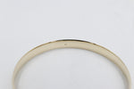 9ct Gold Solid bangle 6.6mm wide SYB13