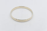 9ct Gold Solid bangle 6.6mm wide SYB13