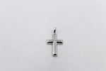 Stg Silver CZ Set Cross 40-10058-610