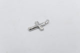 Stg Silver CZ Set Cross 40-10058-610