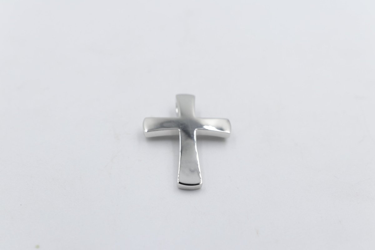 Stg Silver Solid Cross 47-10019-000