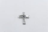 Stg Silver Solid Cross 47-10019-000