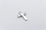 Stg Silver Solid Cross 47-10019-000