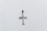 Stg Silver Solid Cross 47-10110-000