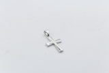 Stg Silver Solid Cross 47-10110-000