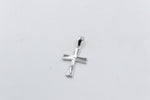 Stg Silver Solid Cross 47-10110-000