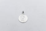 Solid Stg silver Saint Christopher Pendent