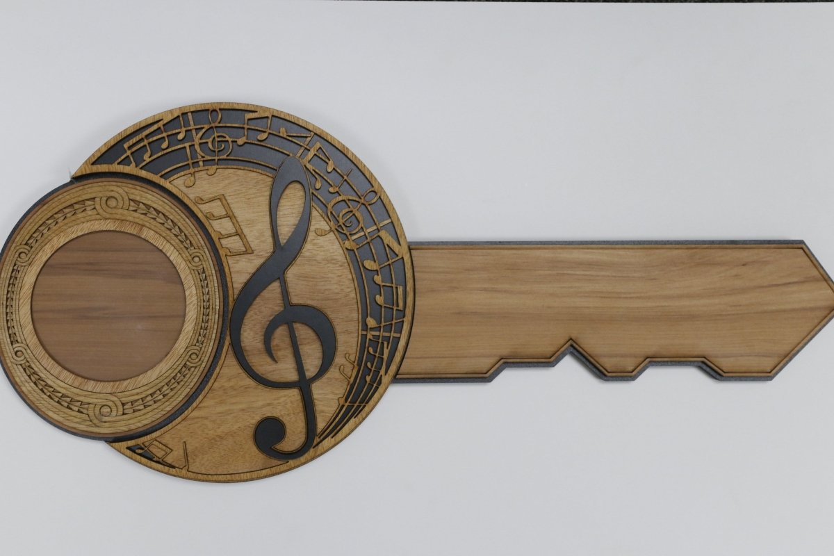 21st Celebration Key Treble Clef design  21TC-1