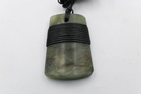 New Zealand  Greenstone Wrapped Wide Toki 45mm
