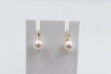 9ct Gold Fresh water Pearl Stiletto Earrings