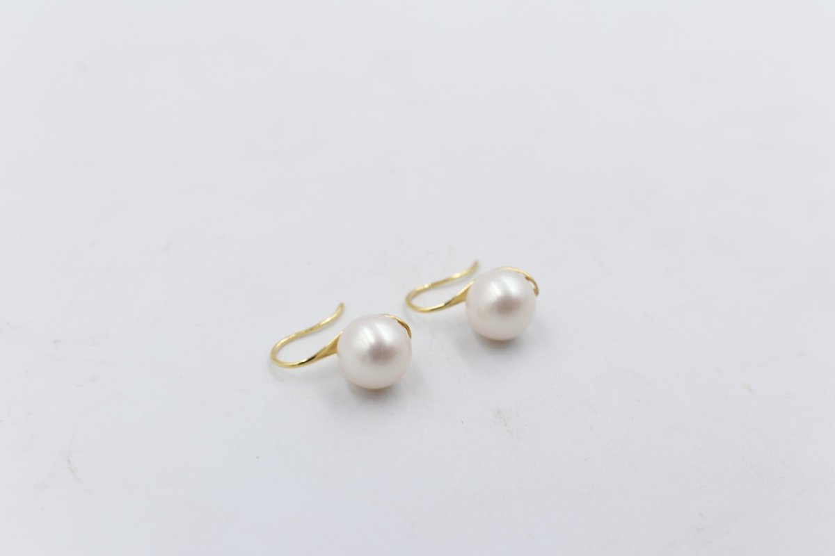 9ct Gold Fresh water Pearl Stiletto Earrings