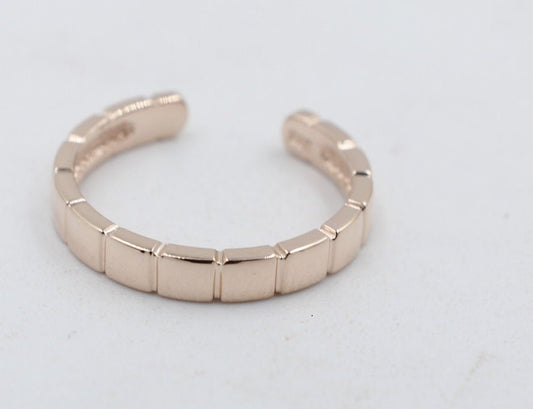 9ct Rose Gold Ladies Gold Toe Ring SYT196